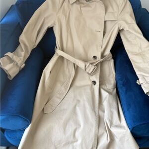 Mango Beige Women's Trench Coat